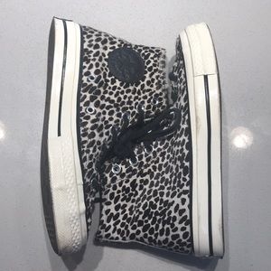 Converse pony hair sneakers! Size 6.5